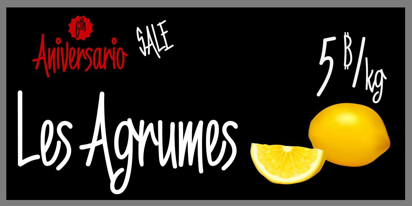 Font 6th Aniversario